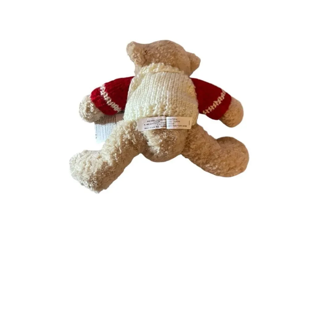New Ganz Teddy Bear Plush 2000 Canada Flag Sweater Plush Stuffed Animal Toy 8